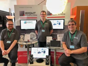The Wight Computers team at the Isle of Wight Business Expo 2019