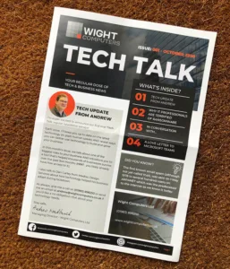 Tech Talk printed newsletter