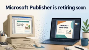 Microsoft Publisher is retiring soon